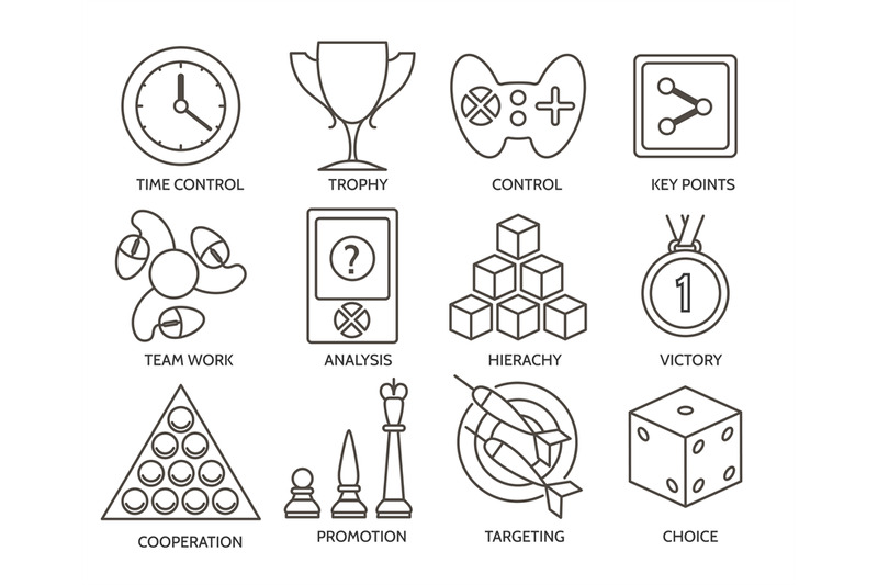 business-gamification-icons