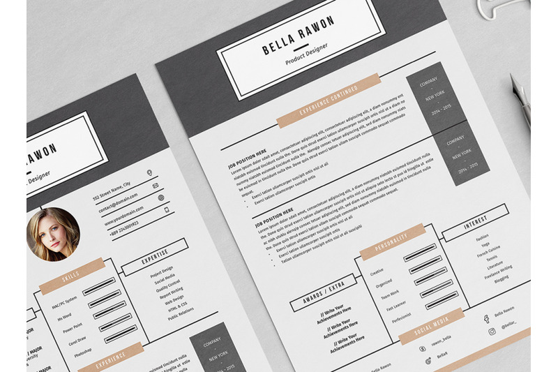 bella-resume-template