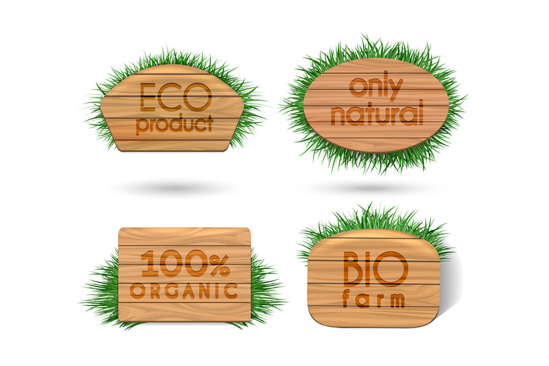 wooden-eco-food-signs-with-grass