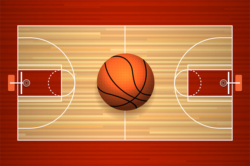 basketball-court-floor-top-view