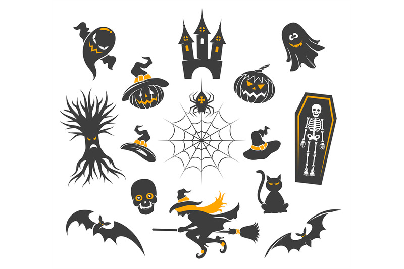 halloween-icons-isolated-on-white
