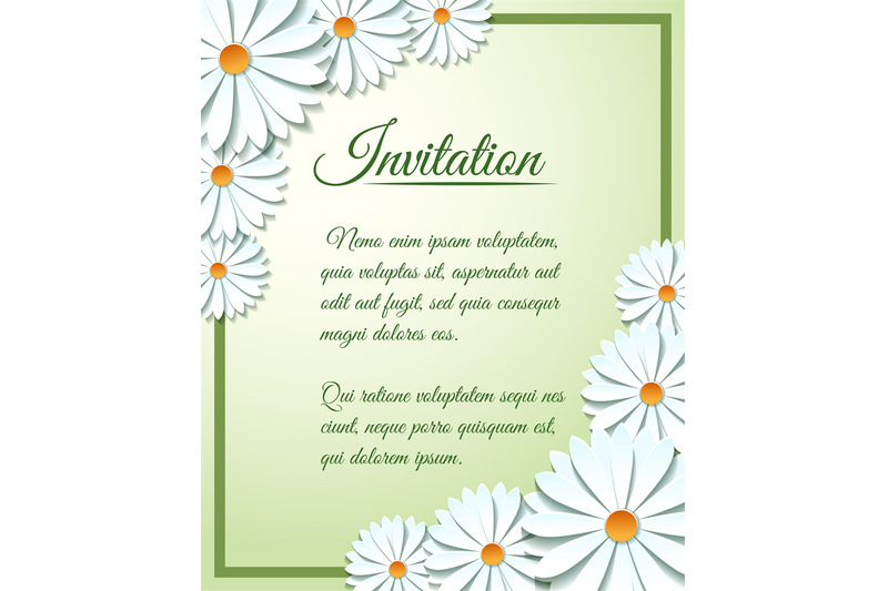 invitation-card-template-with-paper-flowers