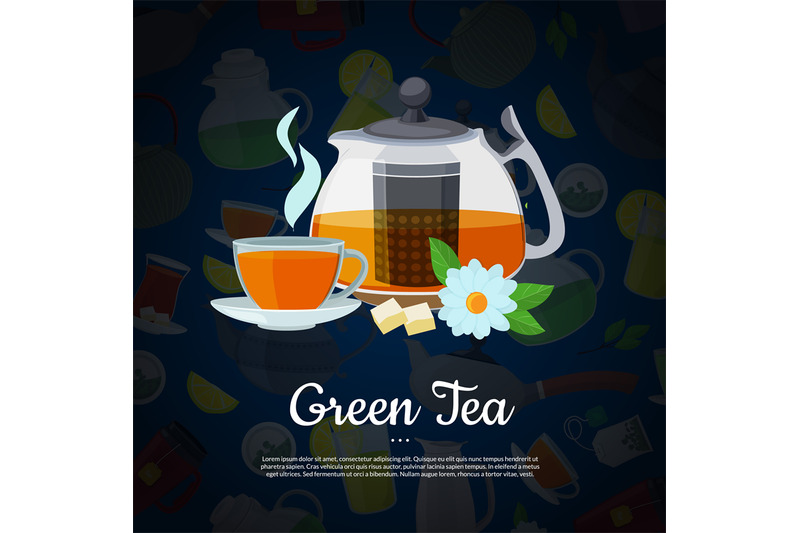 vector-cartoon-tea-kettles-and-cups-background-with-place-for-text-ill