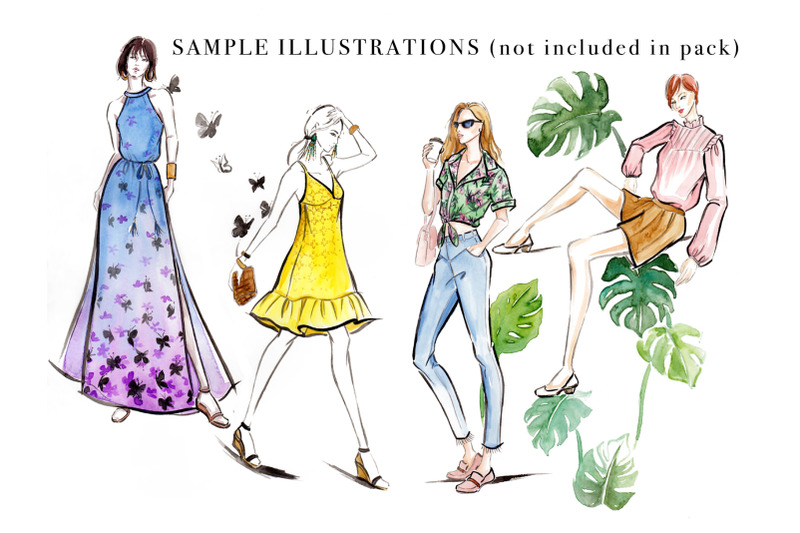 female-figure-template-coloring-pack-for-fashion-illustration