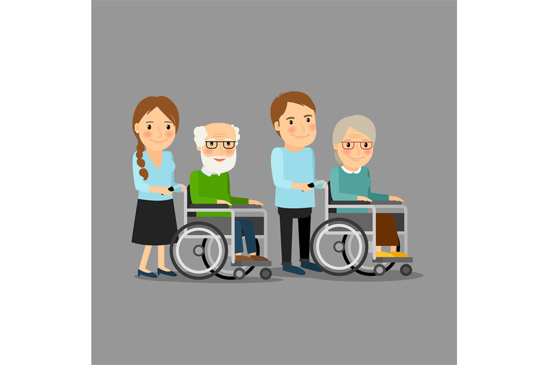 social-worker-strolling-wheelchair