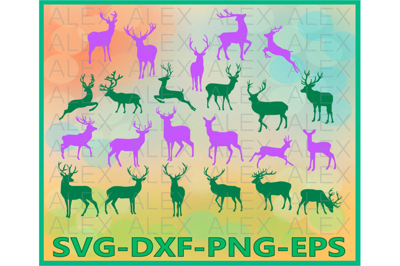 Deer Silhouette Clipart Craft SVG.DIY SVG Deer Silhouette Clipart Craft SVG.DIY SVG
