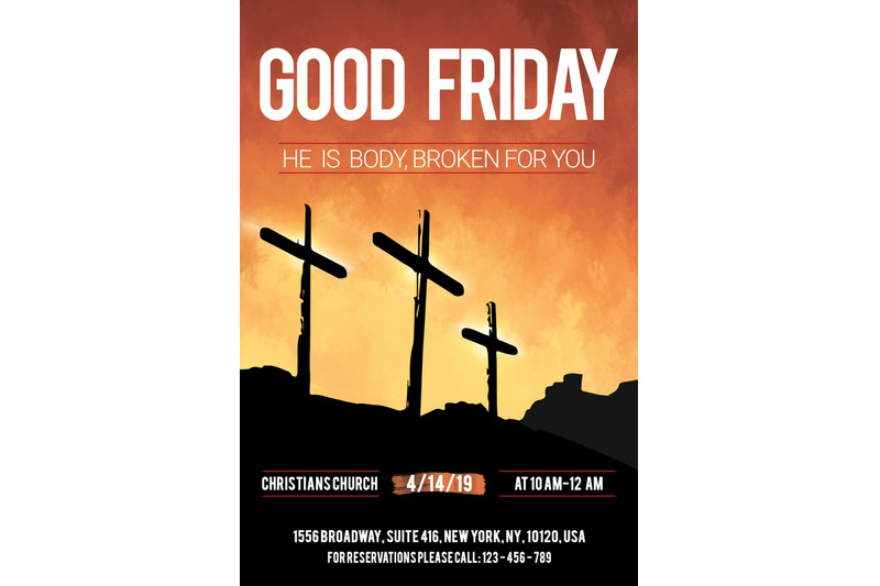 good-friday-church-flyer-poster