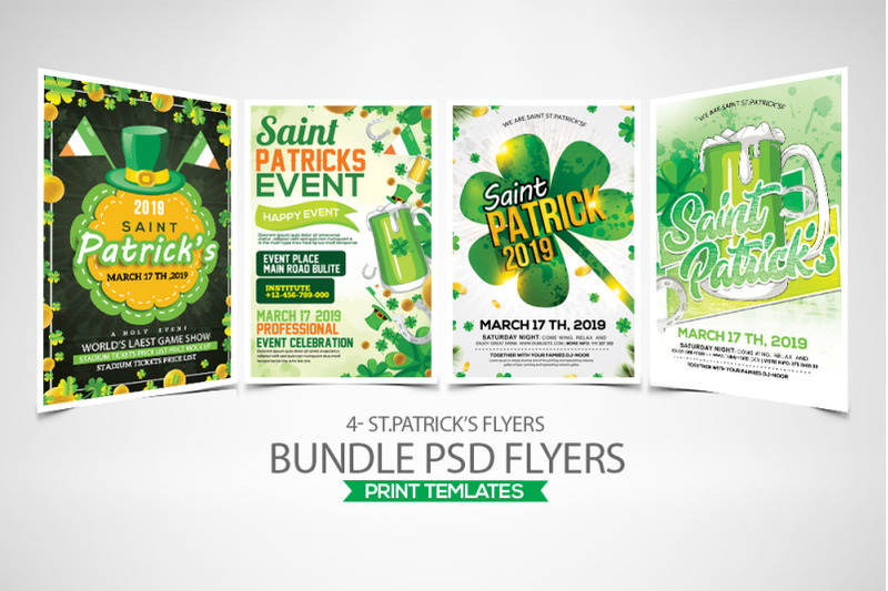 4-saint-patrick-039-s-day-flyers-bundle