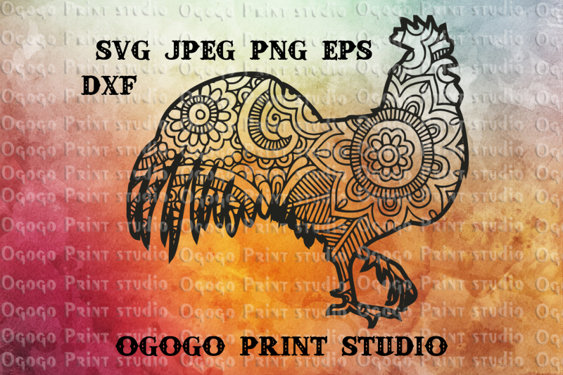 Download Easter SVG, Rooster SVG, Zentangle SVG, Mandala svg ...