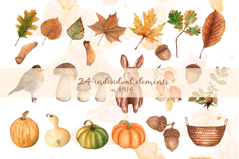 watercolor-colorful-autumn-collection