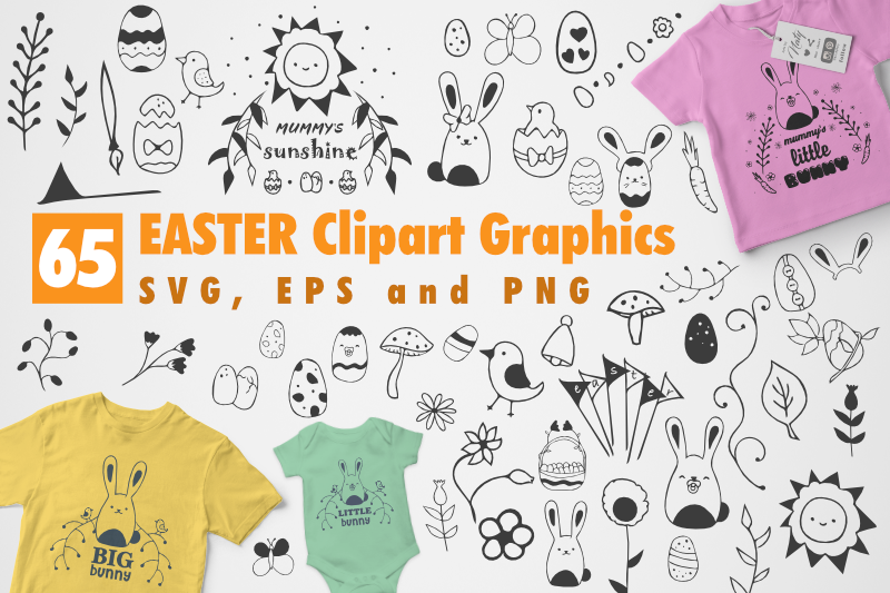Download Easter SVG Clipart Bundle Graphics By ArtsByNaty ...