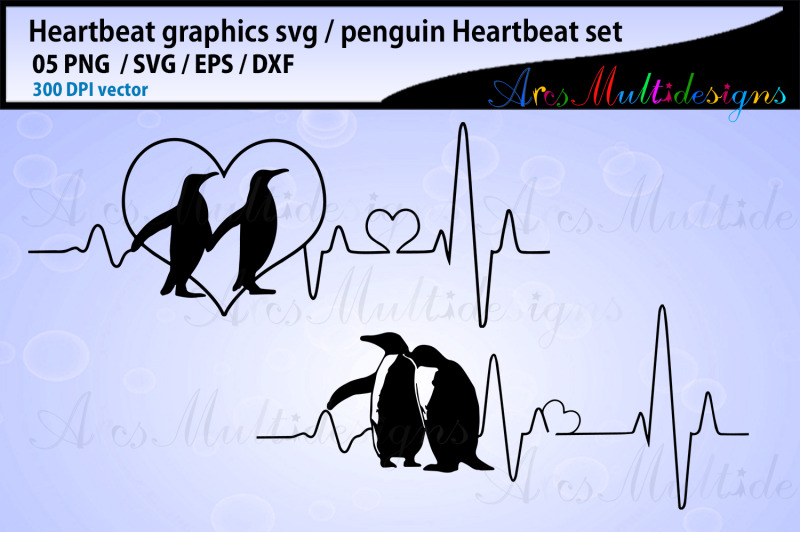 penguin-heartbeat-graphics-and-illustration-heartbeat-graph-svg