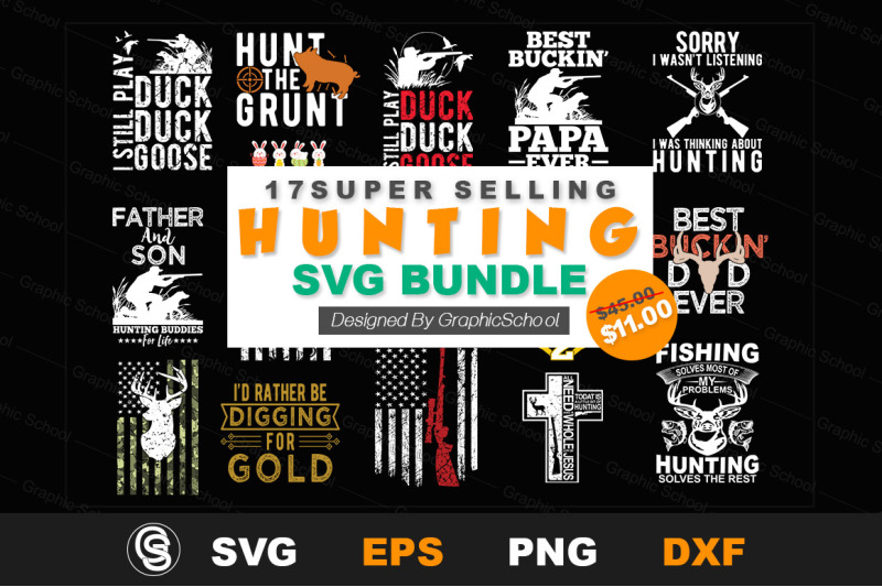 Download Hunting Svg Design Bundle/ Hunting lover/ Hunting Gift ...
