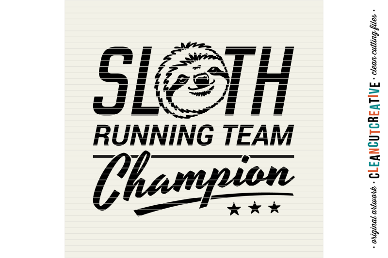 sloth-running-team-champion