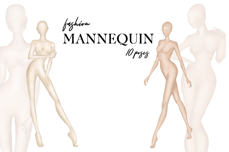 template-model-fashion-mannequin-girl-model