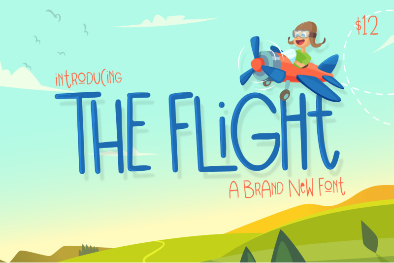 the-flight-font