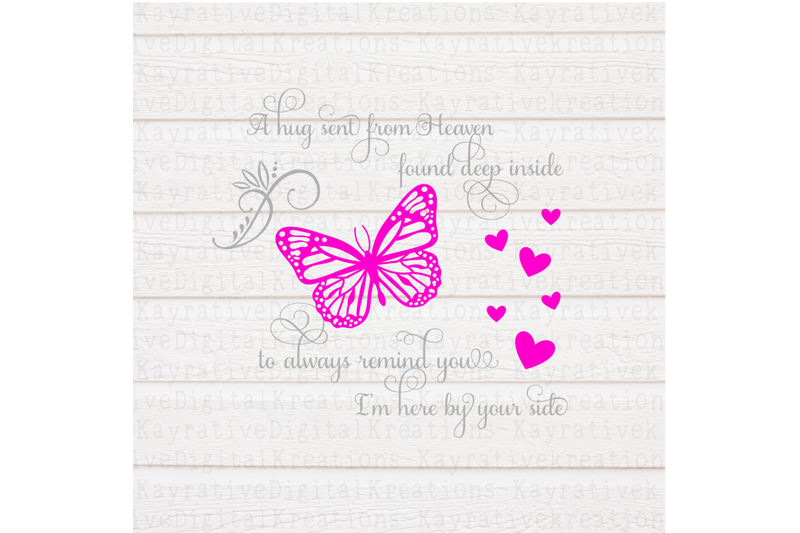 Download Butterfly Memorial SVG - Memorial SVG - A hug from Heaven ...