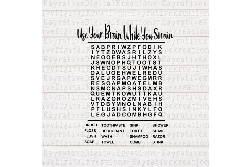 use-your-brain-while-you-strain-svg-bathroom-word-search