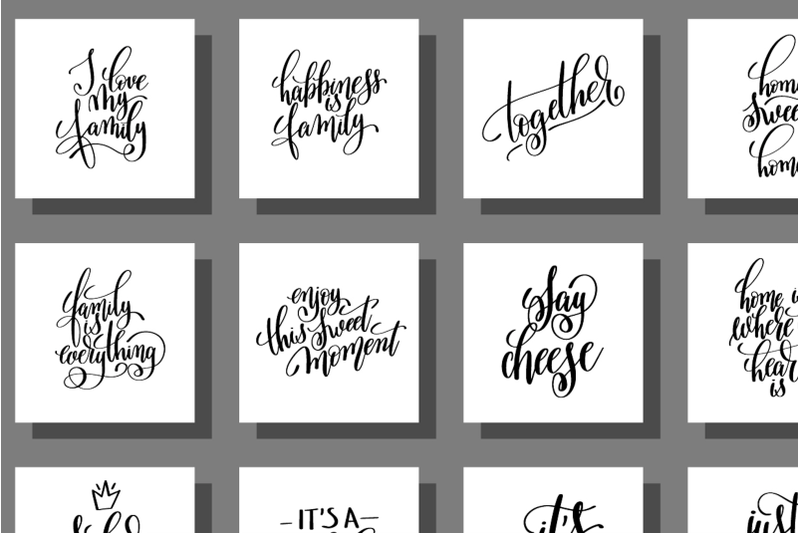 set-of-100-lettering-posters