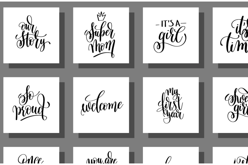 set-of-100-lettering-posters