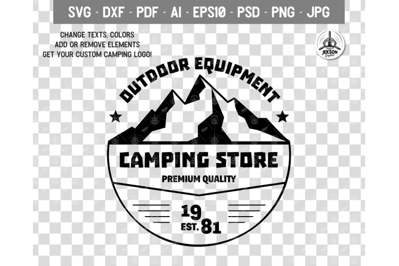 Download Retro Camp Logo Vintage Premade Travel Badge Svg By Jekson Graphics Thehungryjpeg Com