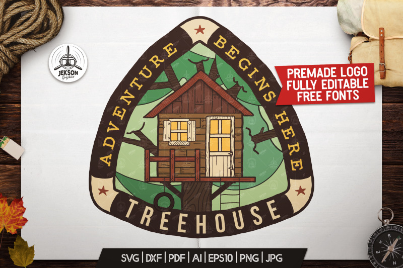 tree-house-badge-vintage-outdoor-adventure-logo-patch-svg