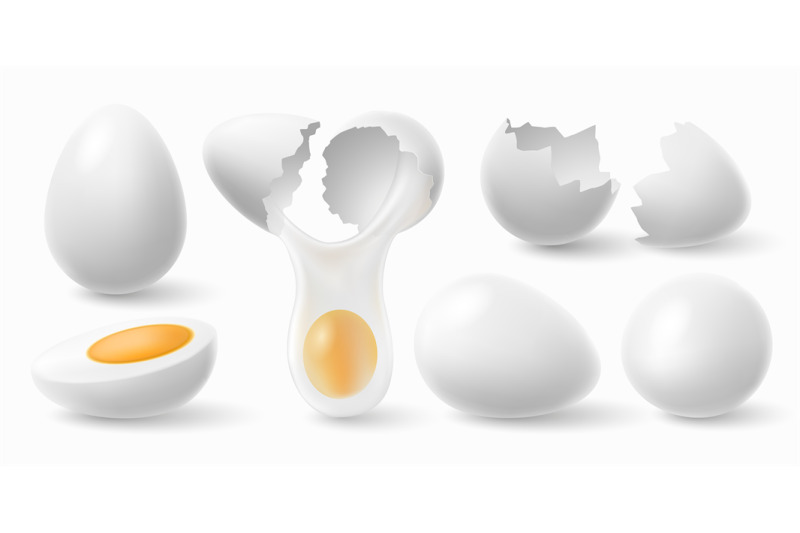 chicken-eggs-white-easter-egg-cracked-eggshell-and-boiled-egg-3d-rea