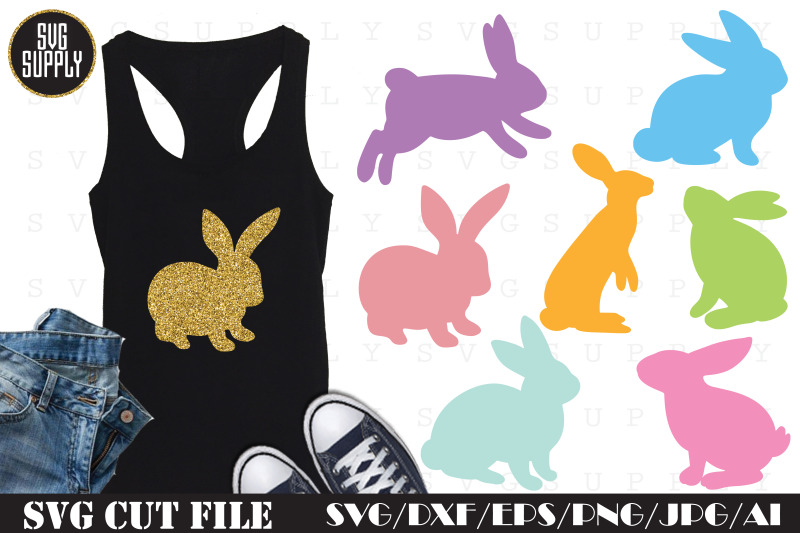 Download Easter Bunny SVG Cut File By SVGSUPPLY | TheHungryJPEG.com