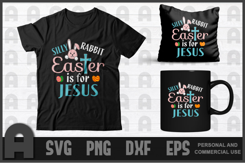 silly-rabbit-easter-is-for-jesus-cute-bunny-t-shirt-design