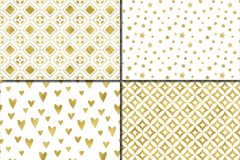 gold-foil-seamless-geometric-patterns-gold-foil-digital-paper