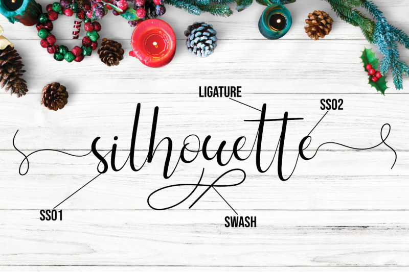 Silhouette Lovely Script Font By Vava Thefallen Thehungryjpeg Com