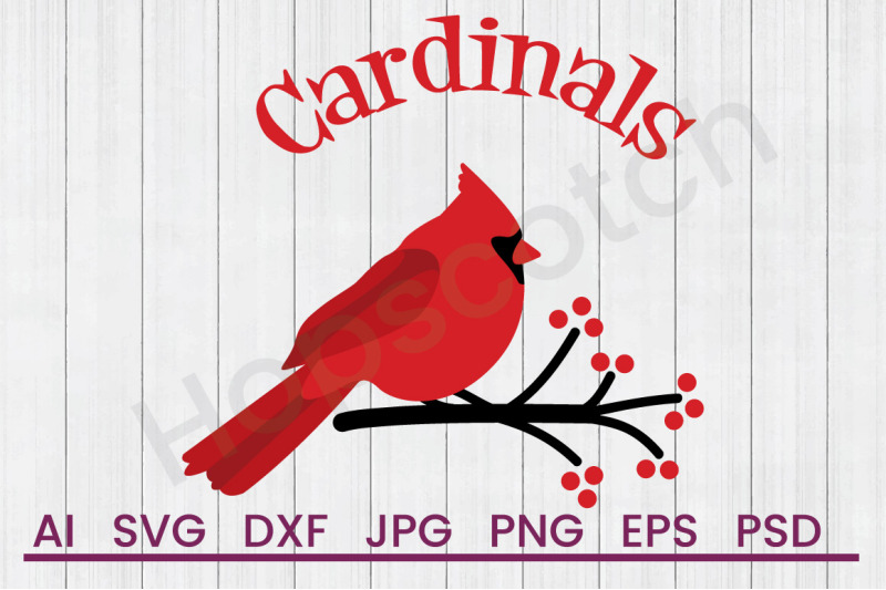 Download Cardinals - SVG File, DXF File By Hopscotch Designs ...