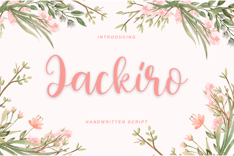 jackiro-script-font