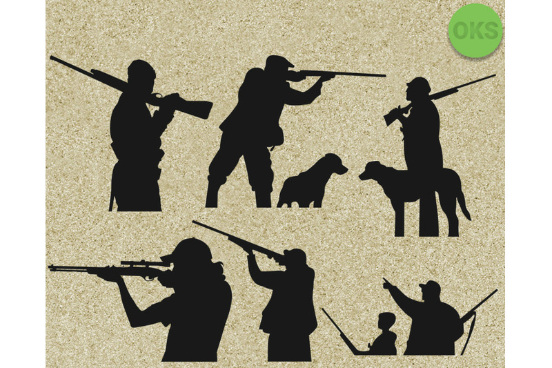 Download hunting svg, hunting dog svg files, vector, clipart, cricut, download By CrafterOks ...