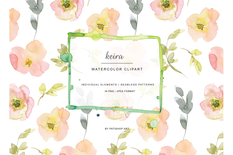 watercolor-soft-blush-and-lemon-floral-clipart-separate-elements