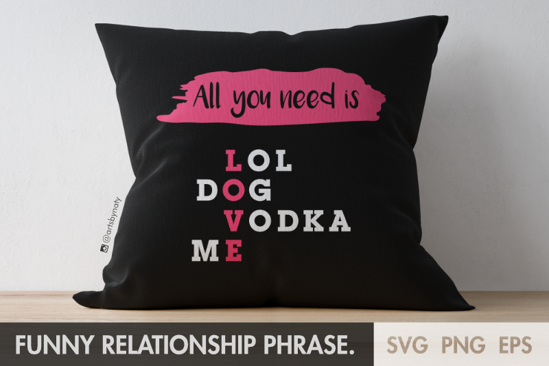 all-you-need-is-love-svg-funny-phrase