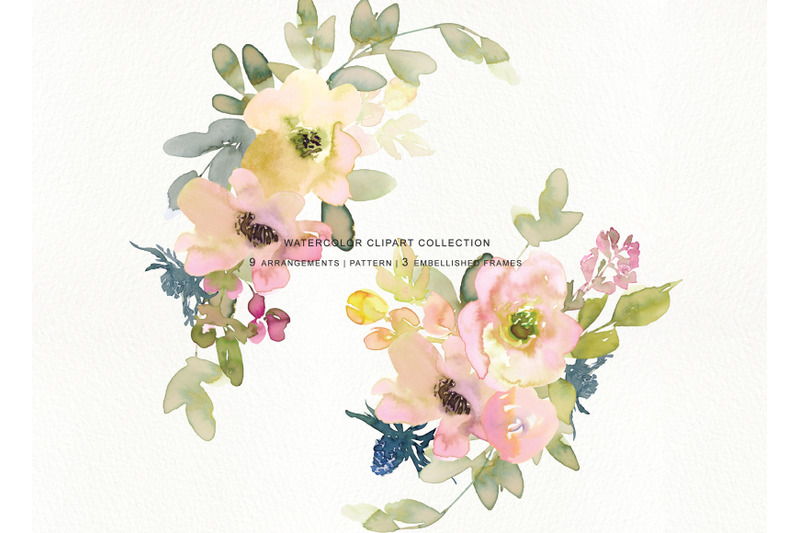 watercolor-blush-and-lemon-floral-bouquet-clipart