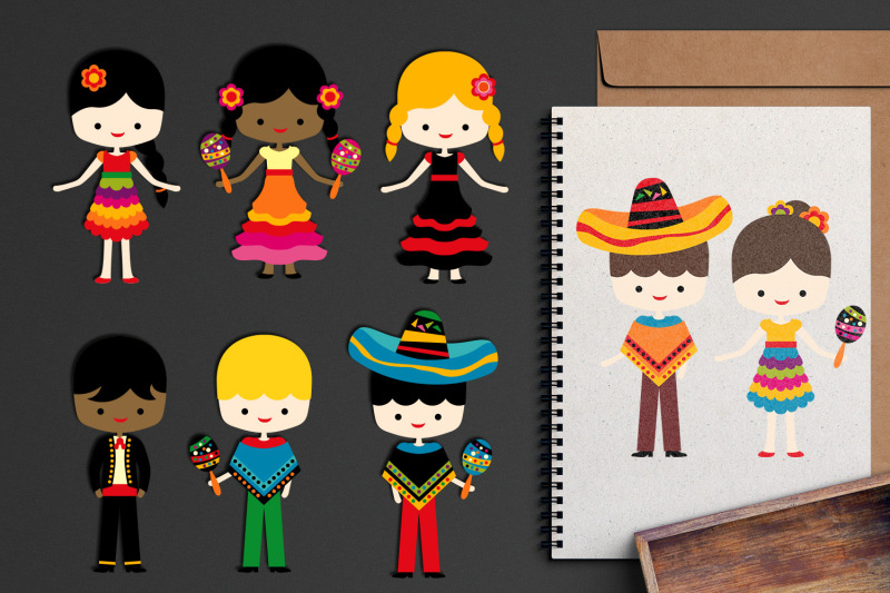 mexican-kids-cinco-de-mayo-illustrations