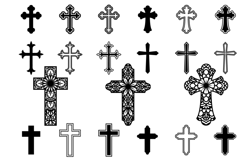 Cross Svg Crosses Clipart Christian Svg Files Christian Cross By Julydigitalimages Thehungryjpeg Com