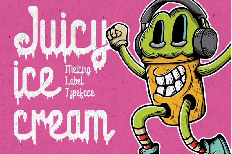 juicy-ice-cream-font-bonus