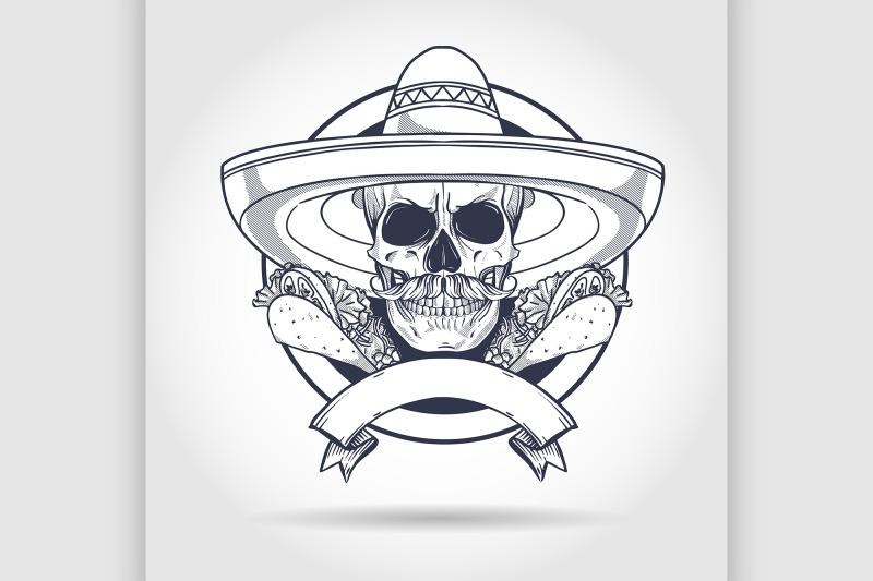 mexican-sketch-skull