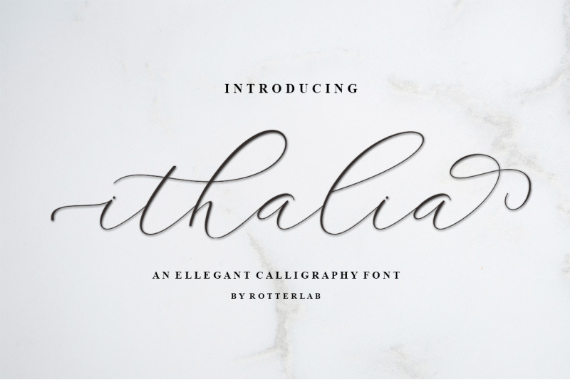 ithalia script By Rotterlab Studio | TheHungryJPEG
