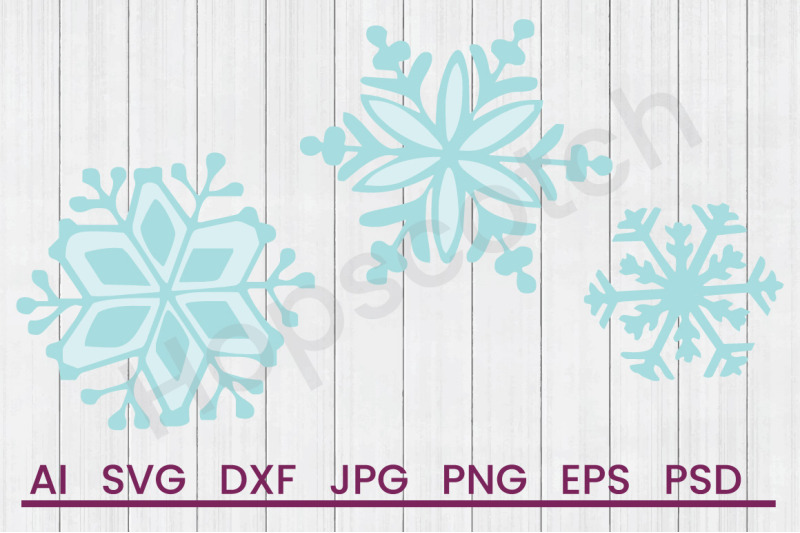 blue-snowflakes-svg-file-dxf-file