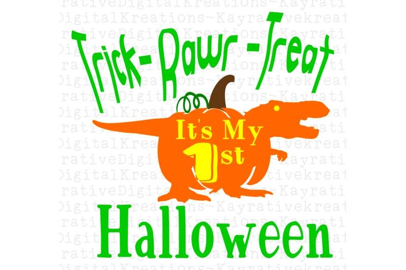 my-1st-halloween-dino-svg-halloween-shirt