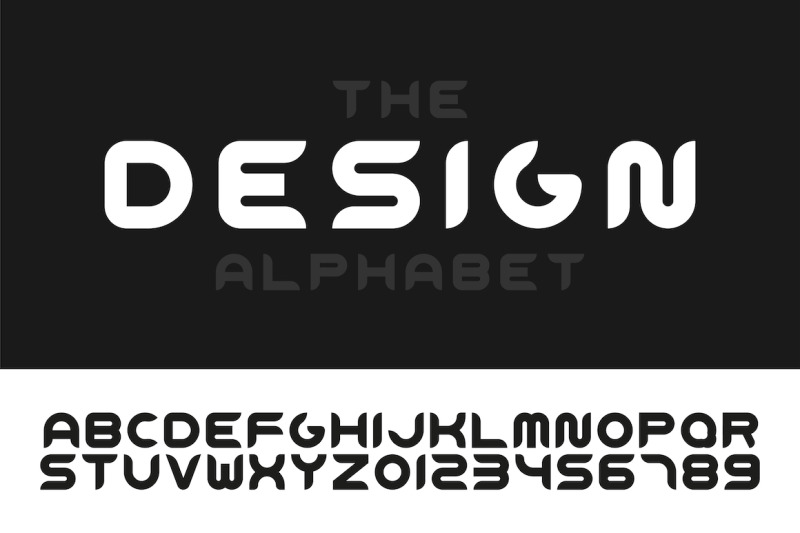 trendy-stylized-english-alphabet