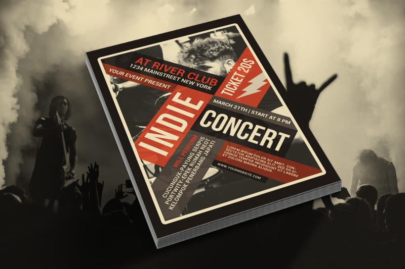 indie-concert-flyer