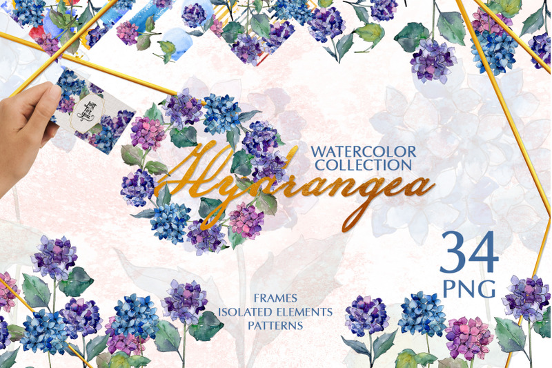 hydrangea-watercolor-png