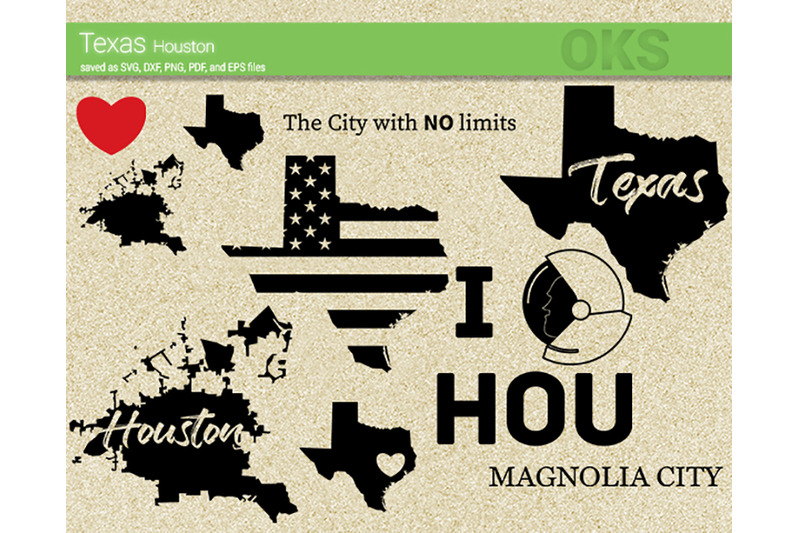 Download texas svg, houston svg files, vector, clipart, cricut, download By CrafterOks | TheHungryJPEG.com