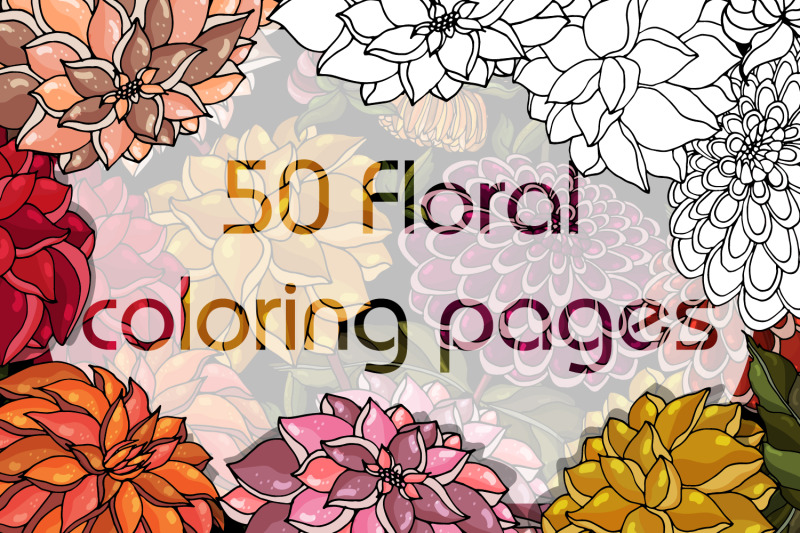 floral-anti-stress-coloring-book-for-adults