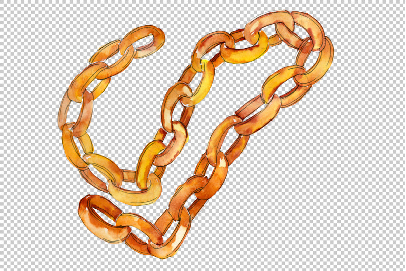 chains-leather-belts-watercolor-png